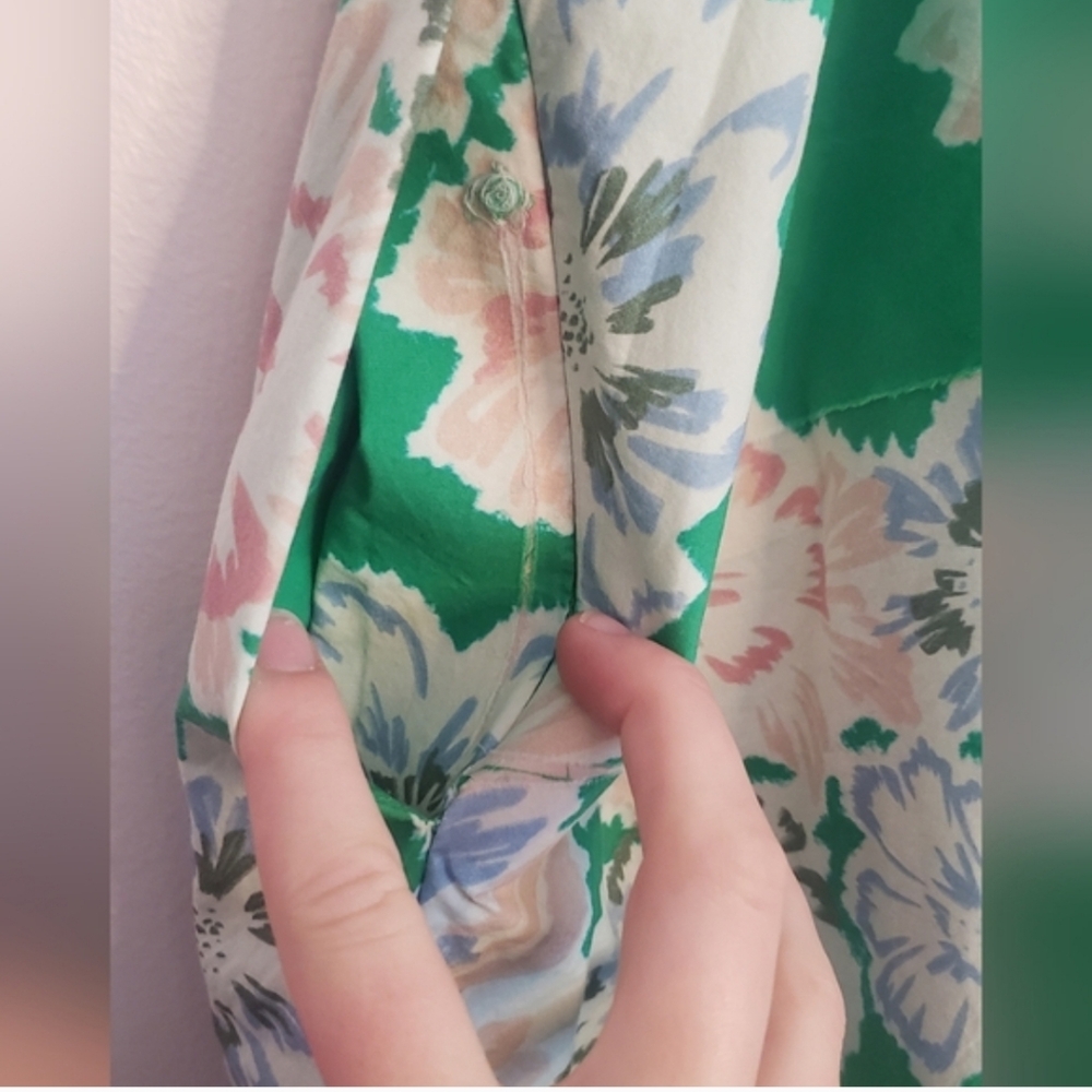 Tanya Taylor Danielle Floral Print Puff Sleeve Dress - Picture 15 of 16